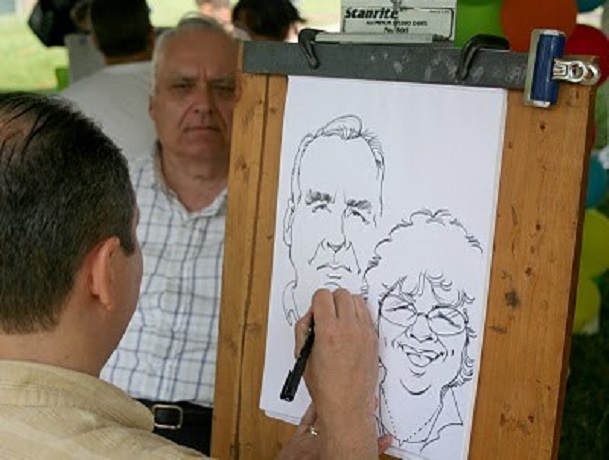 caricature artist